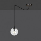 Lampa wisząca Gigi - szkło, kula, Emibig | Nowoczesny design