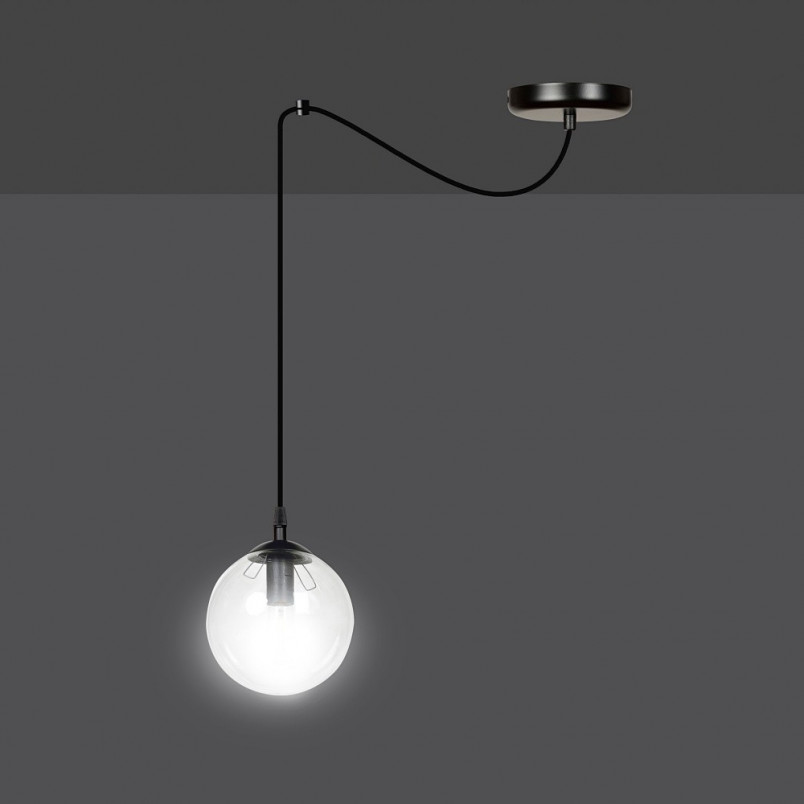 Lampa wisząca Gigi - szkło, kula, Emibig | Nowoczesny design