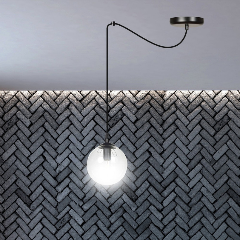 Lampa wisząca Gigi - szkło, kula, Emibig | Nowoczesny design