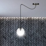 Lampa wisząca Gigi - szkło, kula, Emibig | Nowoczesny design