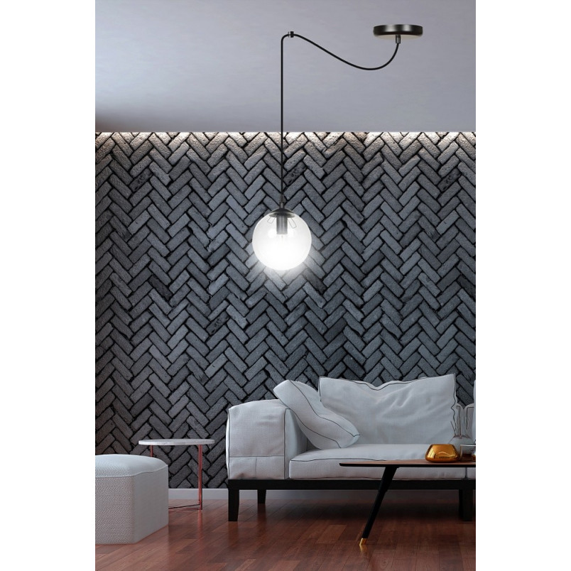Lampa wisząca Gigi - szkło, kula, Emibig | Nowoczesny design
