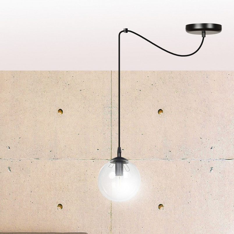 Lampa wisząca Gigi - szkło, kula, Emibig | Nowoczesny design