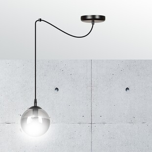 Lampa wisząca szklana kula Gigi 14cm - Emibig