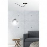 Lampa wisząca szklana kula Gigi 14cm - Emibig