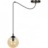 Lampa wisząca szklana kula Gigi 14cm - Emibig