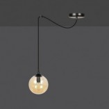Lampa wisząca szklana kula Gigi 14cm - Emibig