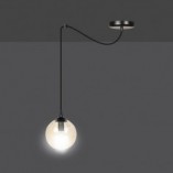 Lampa wisząca szklana kula Gigi 14cm - Emibig