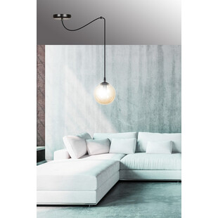 Lampa wisząca szklana kula Gigi 14cm - Emibig
