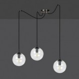 Lampa wisząca Gigi III - 3 szklane kule | Emibig
