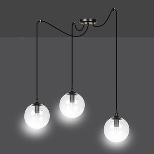 Lampa wisząca Gigi III - 3 szklane kule | Emibig