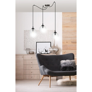 Lampa wisząca Gigi III - 3 szklane kule | Emibig