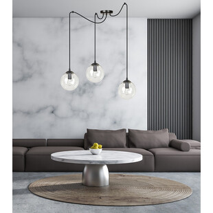 Lampa wisząca Gigi III - 3 szklane kule | Emibig
