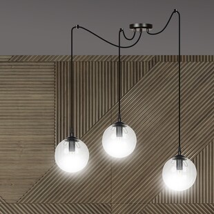 Lampa wisząca Gigi III - 3 szklane kule | Emibig