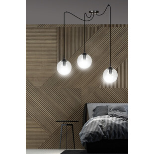 Lampa wisząca Gigi III - 3 szklane kule | Emibig