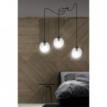 Lampa wisząca Gigi III - 3 szklane kule | Emibig