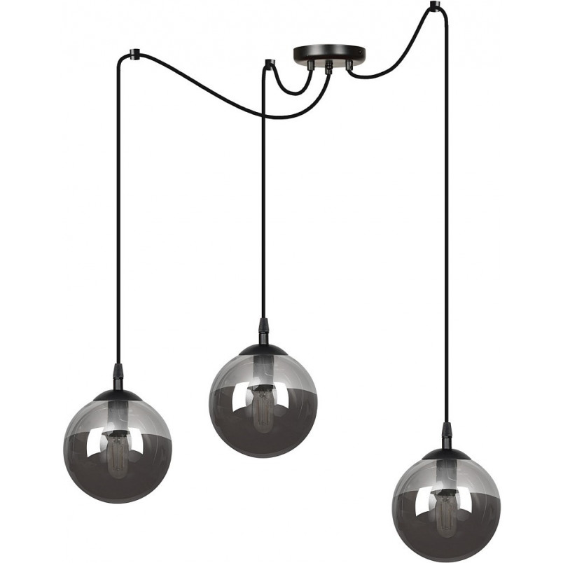Lampa wisząca Gigi III | 3 szklane kule | Emibig