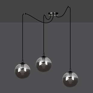 Lampa wisząca Gigi III | 3 szklane kule | Emibig