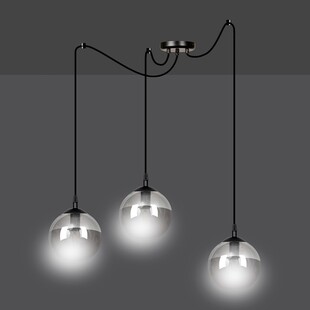 Lampa wisząca Gigi III | 3 szklane kule | Emibig