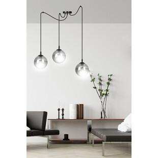 Lampa wisząca Gigi III | 3 szklane kule | Emibig