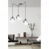 Lampa wisząca Gigi III | 3 szklane kule | Emibig
