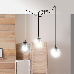 Lampa wisząca Gigi III - kolorowe szkło, 3xE14 | Emibig