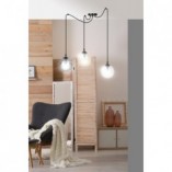 Lampa wisząca Gigi III - kolorowe szkło, 3xE14 | Emibig