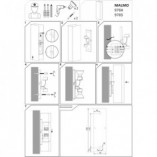 Kinkiet Malmo czarny - Nowodvorski | Minimalistyczny design