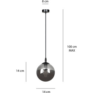 Lampa Cosmo Emibig: Szklana Kula | Nowoczesny Design