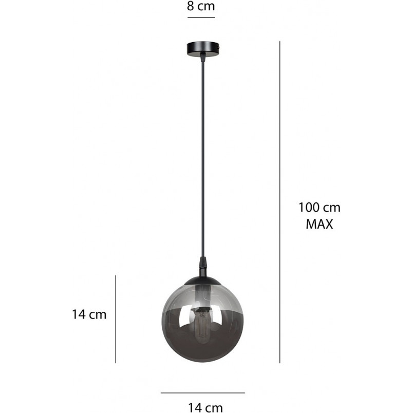Lampa Cosmo Emibig: Szklana Kula | Nowoczesny Design