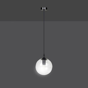 Lampa wisząca Cosmo - szklana kula 12cm | Emibig