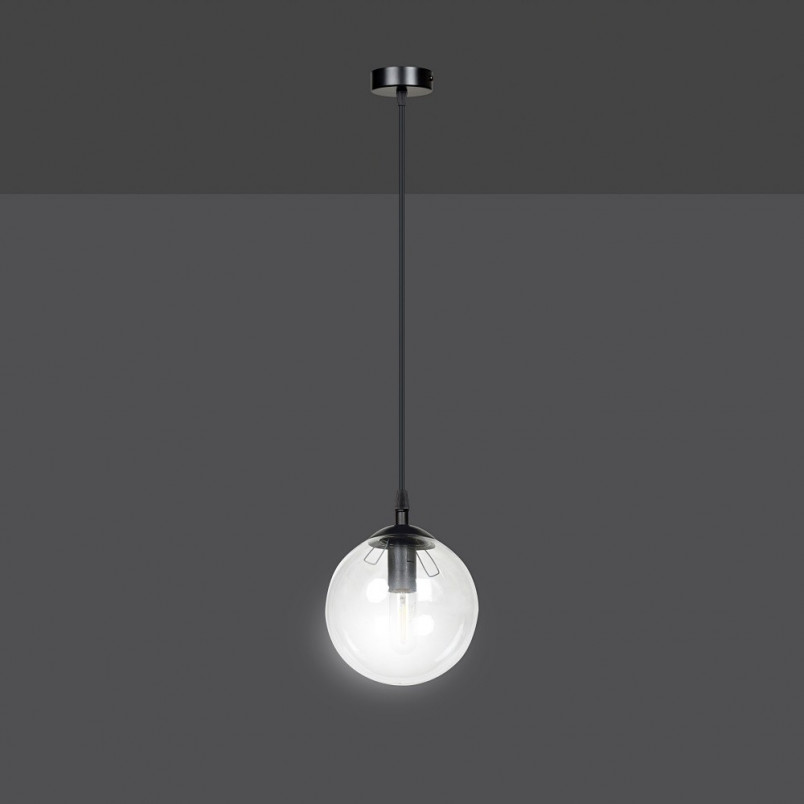 Lampa wisząca Cosmo - szklana kula 12cm | Emibig
