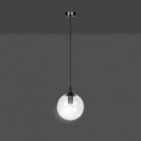 Lampa wisząca Cosmo - szklana kula 12cm | Emibig