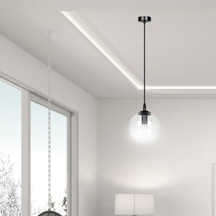 Lampa wisząca Cosmo - szklana kula 12cm | Emibig