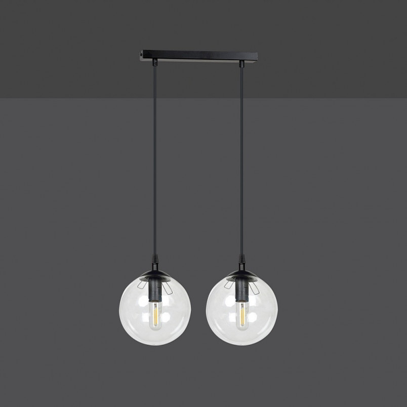 Lampa wisząca Cosmo II Emibig - Szklane kule | Kup teraz!