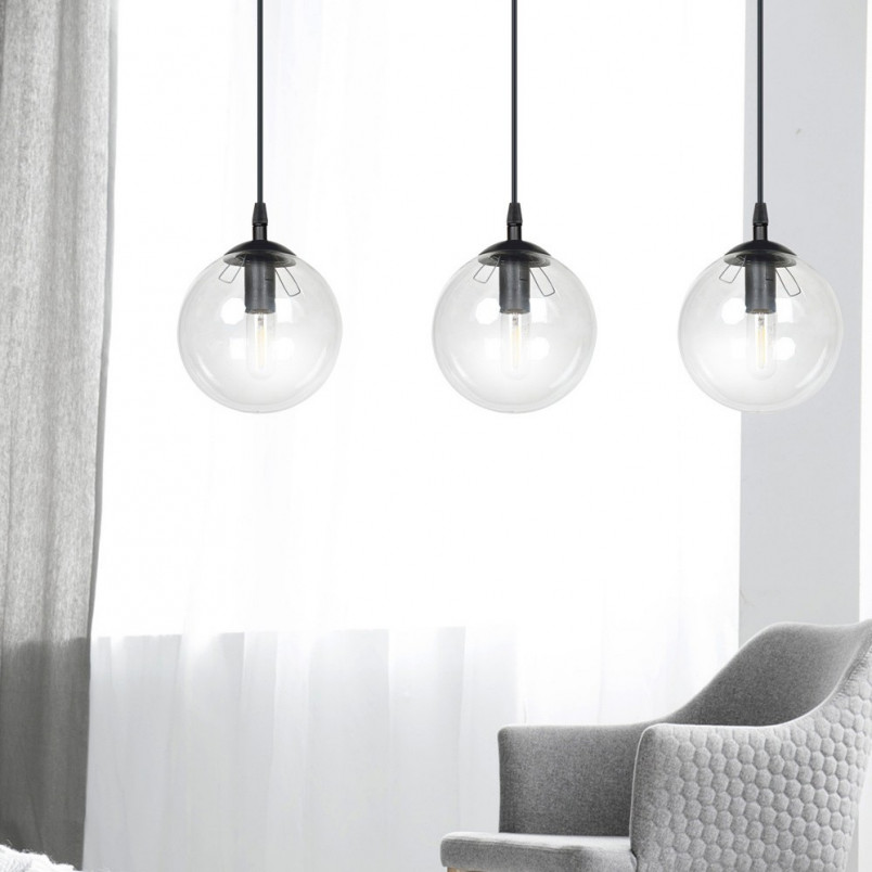 Lampa wisząca Cosmo III - szklane kule, Emibig | Kup online