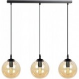 Lampa Cosmo III - Szklane Kule, Bursztynowy Odcień | Emibig