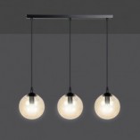 Lampa Cosmo III - Szklane Kule, Bursztynowy Odcień | Emibig