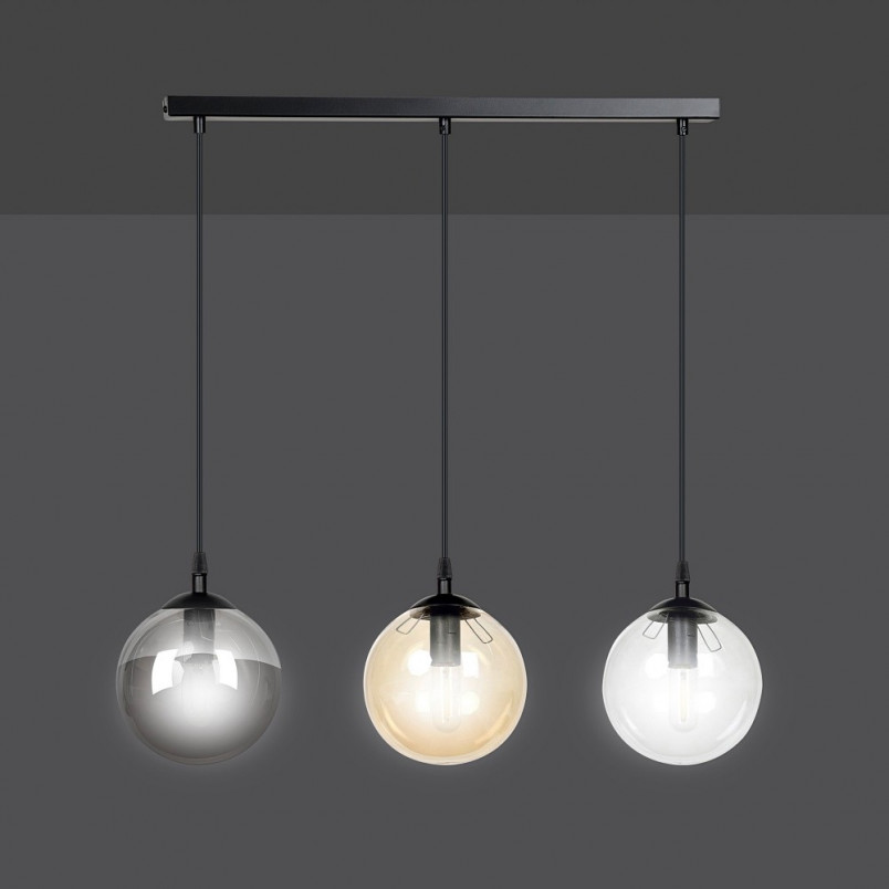 Lampa wisząca Cosmo III - kolorowe szkło | Emibig