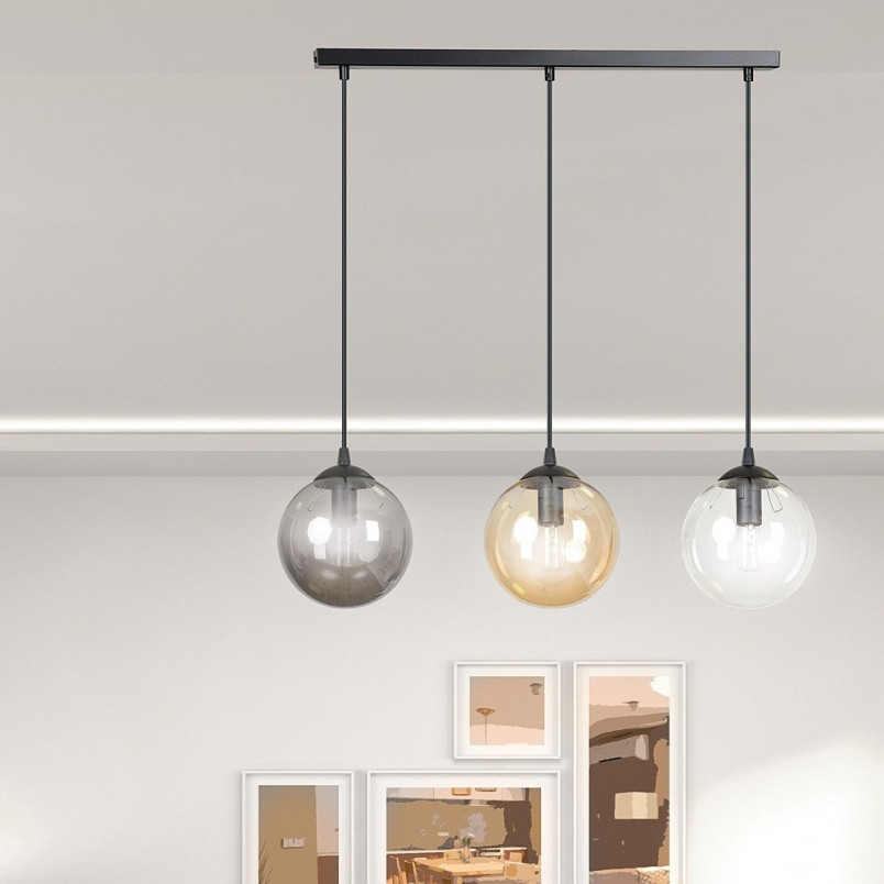 Lampa wisząca Cosmo III - kolorowe szkło | Emibig