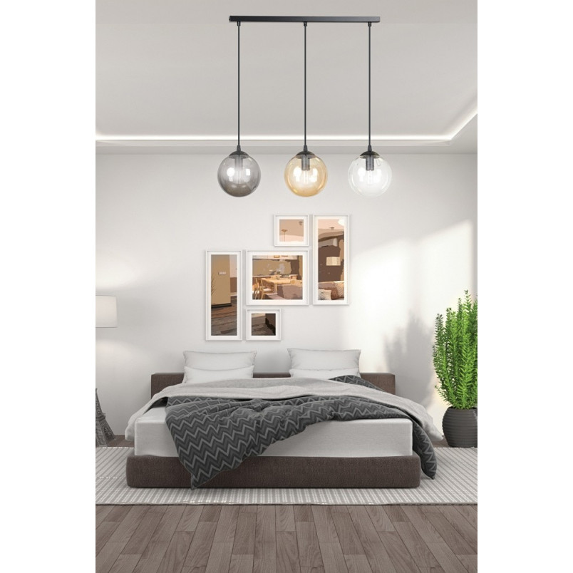 Lampa wisząca Cosmo III - kolorowe szkło | Emibig