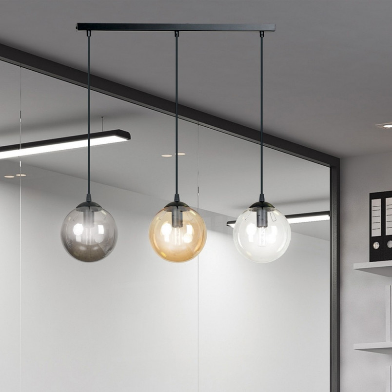 Lampa wisząca Cosmo III - kolorowe szkło | Emibig