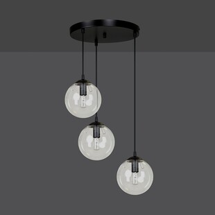 Lampa wisząca Cosmo III - Szklane kule Emibig | Kup online
