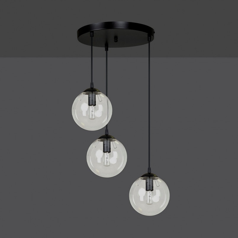 Lampa wisząca Cosmo III - Szklane kule Emibig | Kup online