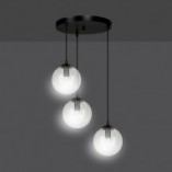 Lampa wisząca Cosmo III - Szklane kule Emibig | Kup online