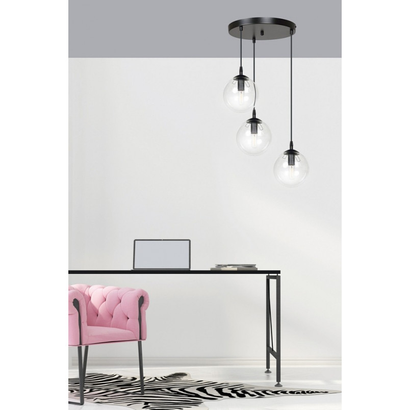 Lampa wisząca Cosmo III - Szklane kule Emibig | Kup online