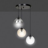 Lampa wisząca Cosmo III - kolorowe szkło, Emibig | Kup teraz!
