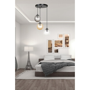 Lampa wisząca Cosmo III - kolorowe szkło, Emibig | Kup teraz!