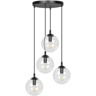 Lampa wisząca Cosmo IV - Szklane kule, E14, Emibig