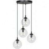 Lampa wisząca Cosmo IV - Szklane kule, E14, Emibig