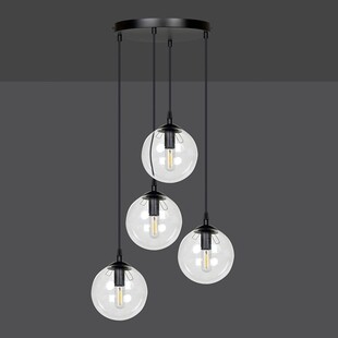 Lampa wisząca Cosmo IV - Szklane kule, E14, Emibig